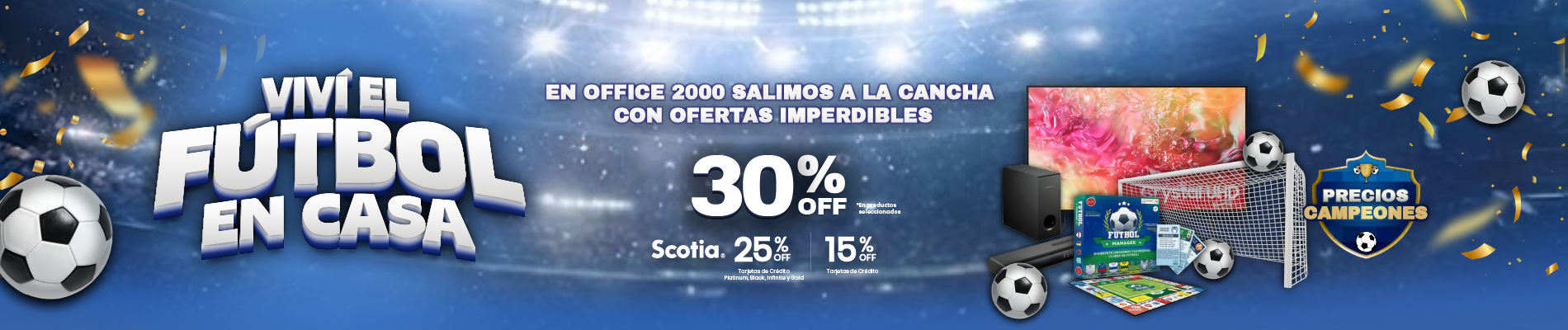 Salimos a la cancha con ofertas increíbles!