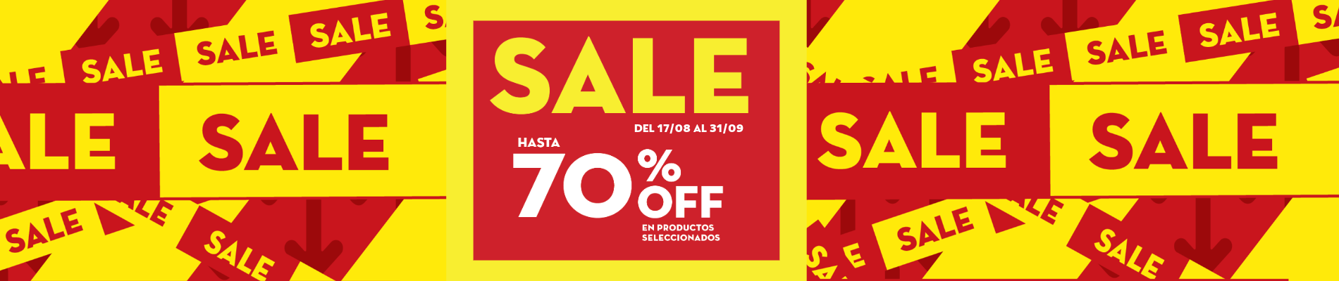 SALE hasta 70% OFF