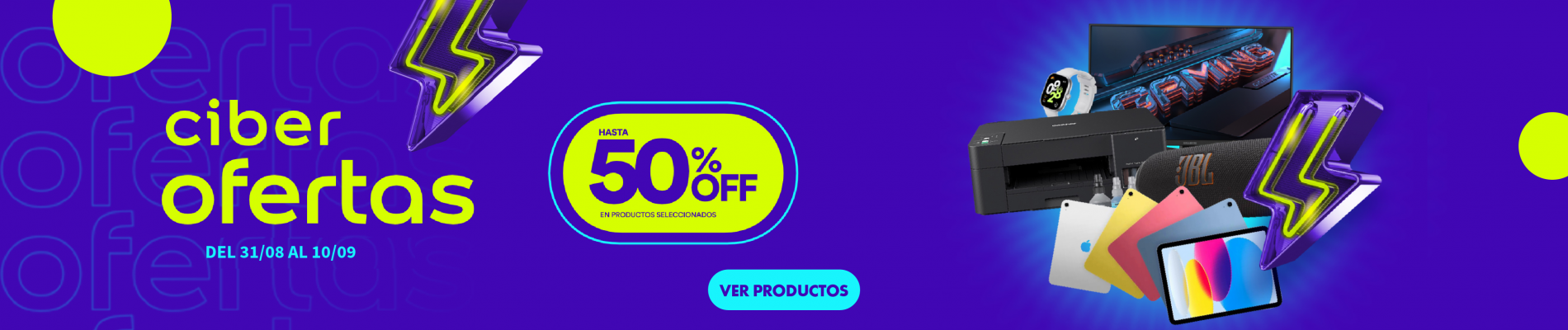 Ciber ofertas hasta 50% off