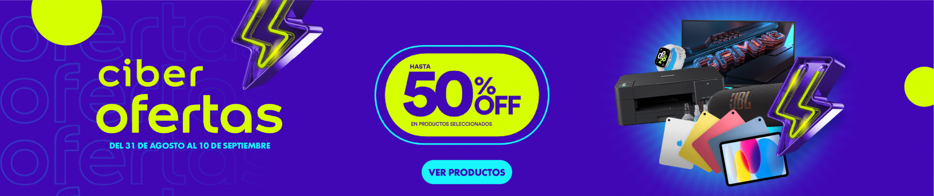 Ciber ofertas hasta 50% off