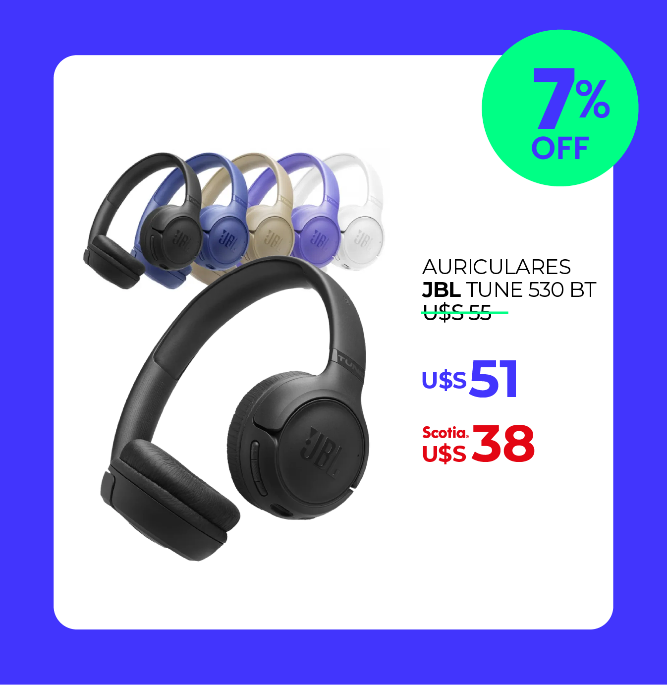 Auriculares Tune 530 BT