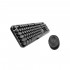 Combo teclado + mouse inalámbrico negro MOFII