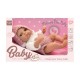 Bebe newborn de vinilo con ropa de lanita