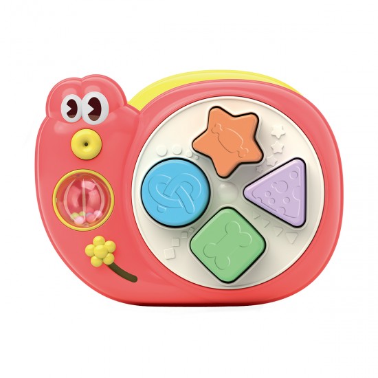 Juguete caracol con encastre