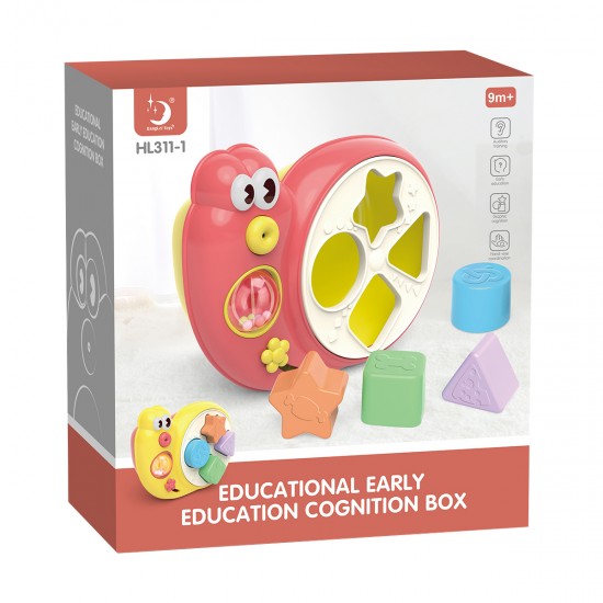 Juguete caracol con encastre