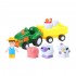 Tractor de juguete con animales