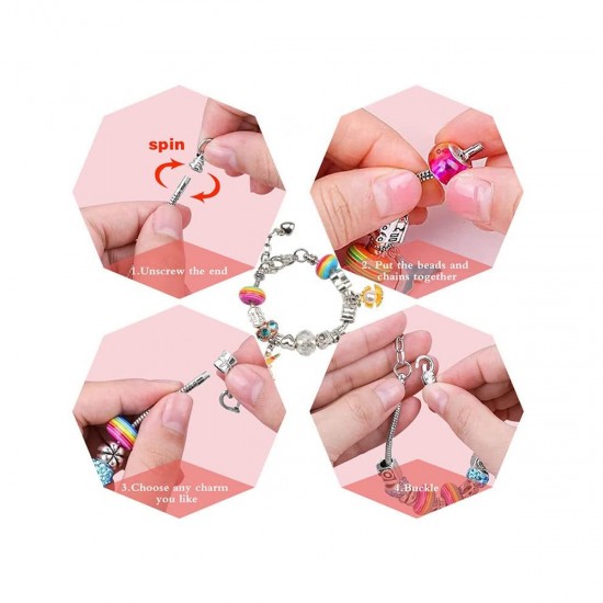 Set Pulseras con dijes