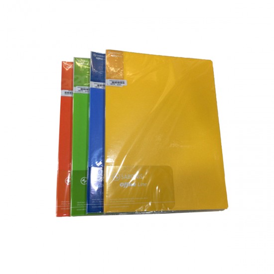 Carpeta Sabonis A4 con 20 folios fijos
