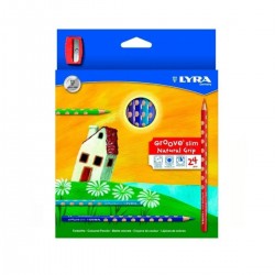 Lápices Groove Slim x 24 Lyra