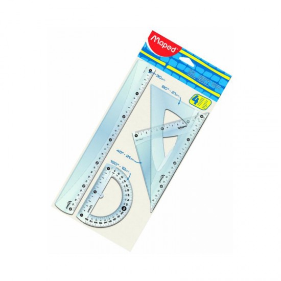 Juego geometría 20cm MAPED
