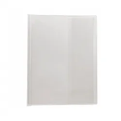 Forro pvc transparente p/cuadernola flex