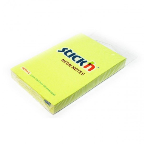 Notas Autoadhesivas 76x51 Amarillo STICK´N