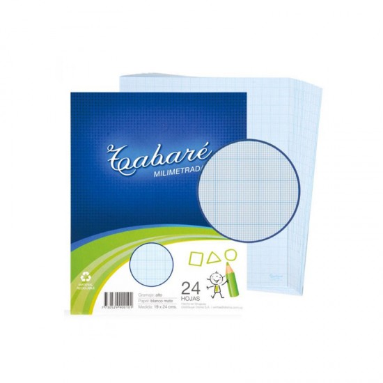 Hojas Perforada Milimetradas TABARE