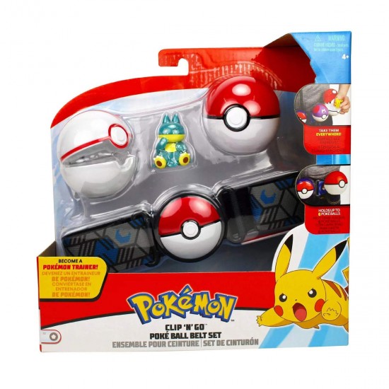Cinturon Pokebola y Figura POKEMON