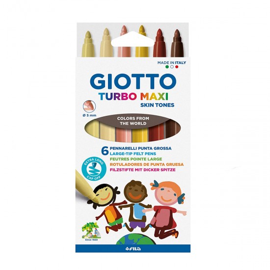 Marcador Turbo x6 Skin tones GIOTTO