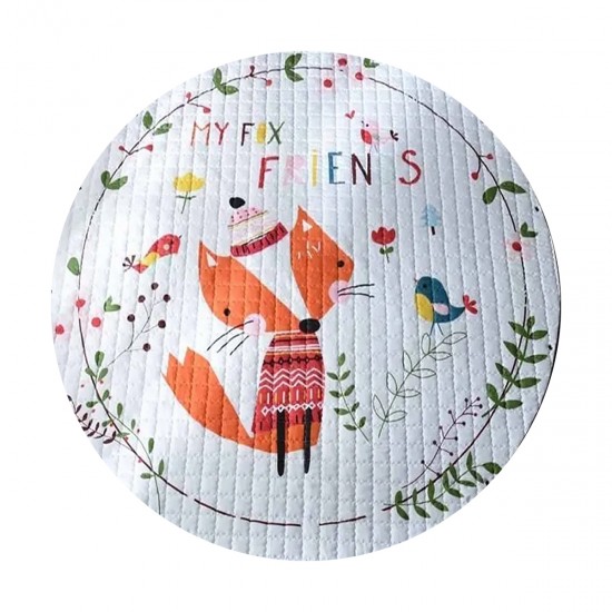 Alfombra Bebé Circular Fox