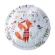 Alfombra Bebé Circular Fox