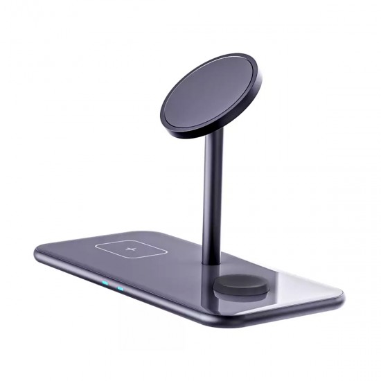 Cargador inalámbrico magnético 3 en 1 15W