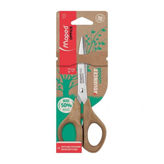 Tijera Advanced Wood 17 cm MAPED