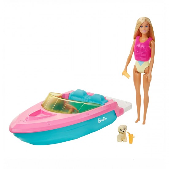 Lancha con Muñeca BARBIE