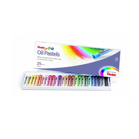 Pasteles PENTEL Oleado 25 colores