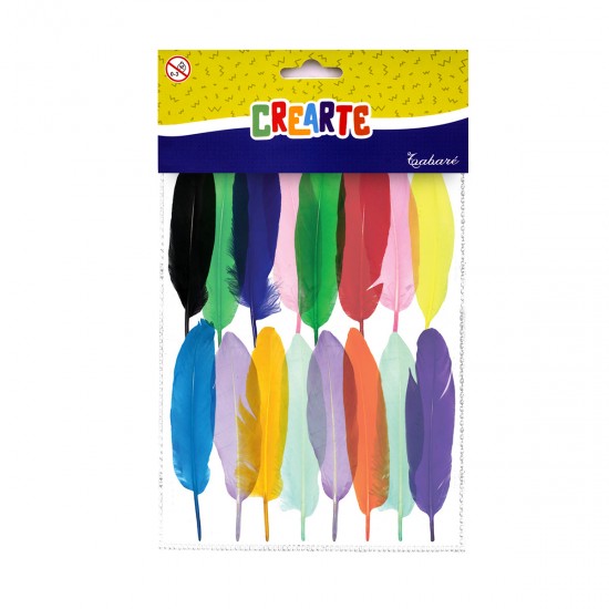 50 Plumas Colores CREARTE