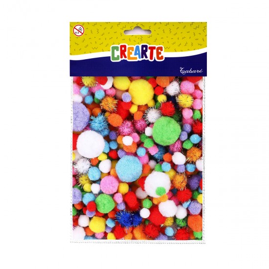Pompones 160 Piezas CREARTE
