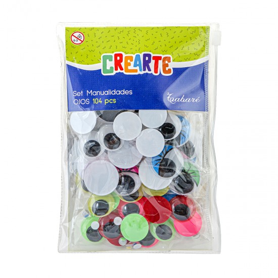 Set Ojos 104 Piezas CREARTE