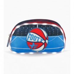 Cartuchera Doble cierre c/LUZ LED FOOTY