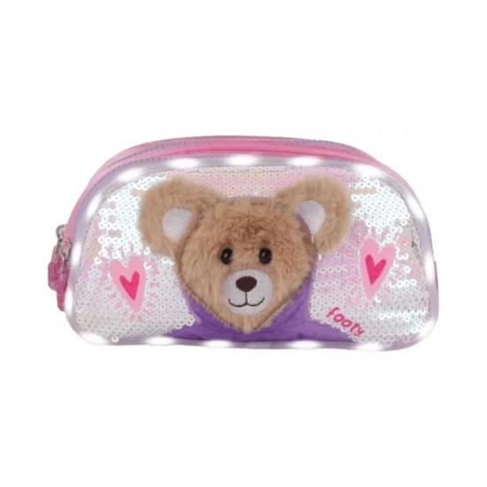 Cartuchera FOOTY Doble cierre LUZ LED