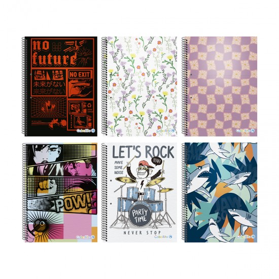 Cuadernola CABALLITO 100H. T/FLEX