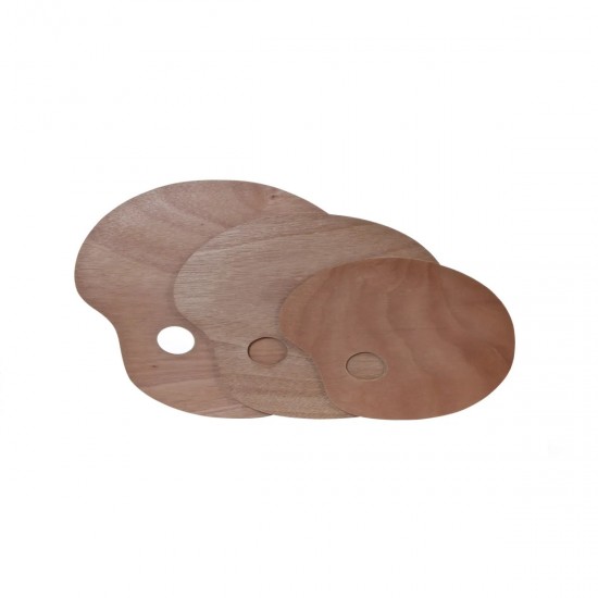 Paleta Oval 20x30 Madera SFA022 DA VINCI