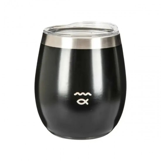 Set mate y termo negro 500ml Río