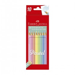 Set 10 Lápices Pasteles FABER