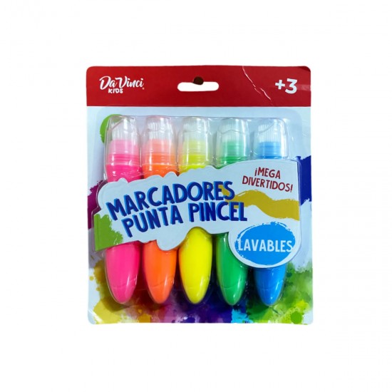 Témpera En Pincel Kids Blister X5 DA VINCI