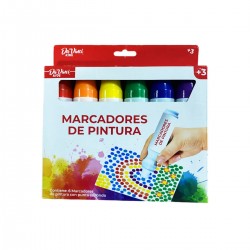 Marcadores Kids Punta Redonda 6 Unidades DA VINCI