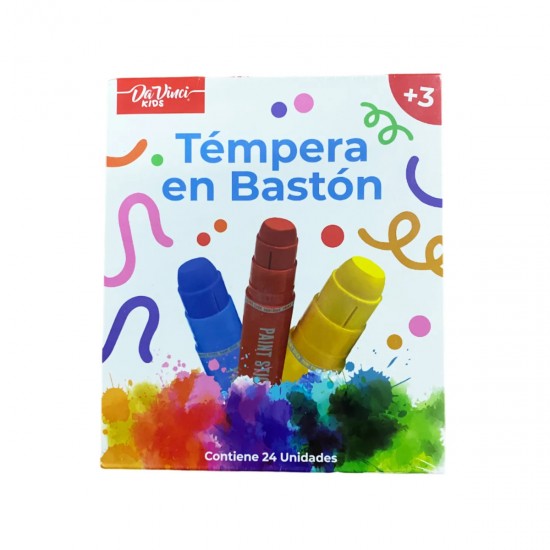 Témpera en barra Kids 24 unidades DA VINCI