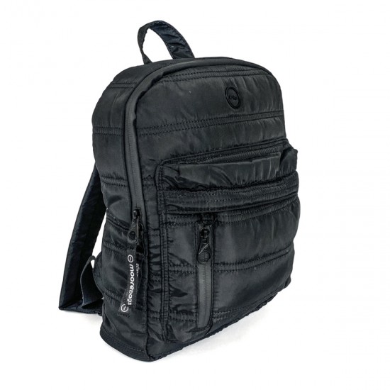 Mochila Chica Color Negro Mate MOOREBAGS