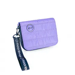 Billetera Chica Color Lila Mate MOOREBAGS