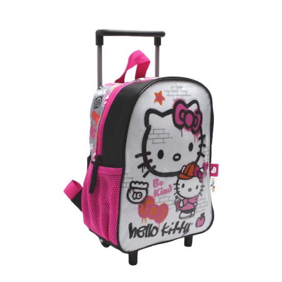 Mochila HELLO KITTY 12 C/carro