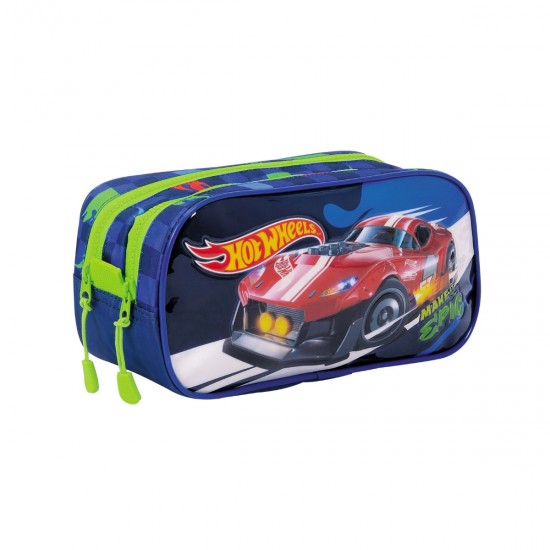 Cartuchera HOT WHEELS Doble Cierre