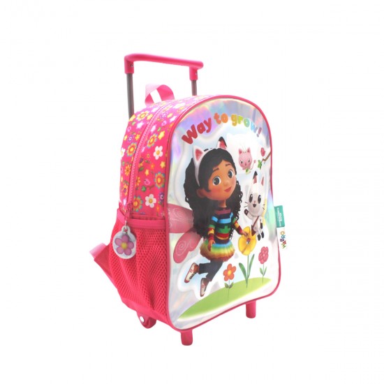 Mochila GABBY DOLLHOUSE C/Carro 30cm