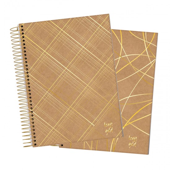 Cuadernola 80 hojas Kraft Gold JANDAIA