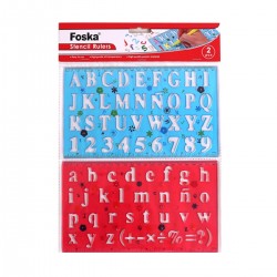 Platilla letras y números FOSKA