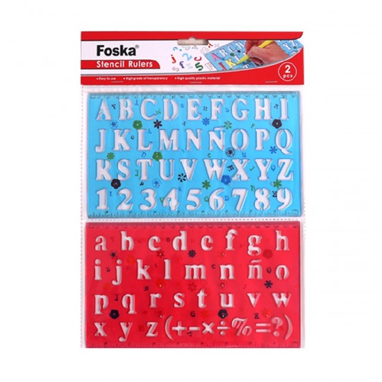 Platilla letras y números FOSKA