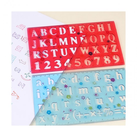 Platilla letras y números FOSKA