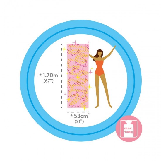 Colchoneta Inflable INTEX Glitter