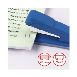 Maq. Abrochadora metal colores FOSKA