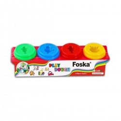 Set Plastilina  4 Colores FOSKA
