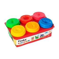 Set plastilina x 6 colores FOSKA